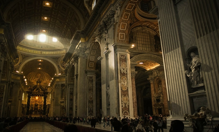 Imagem interna do Vaticano